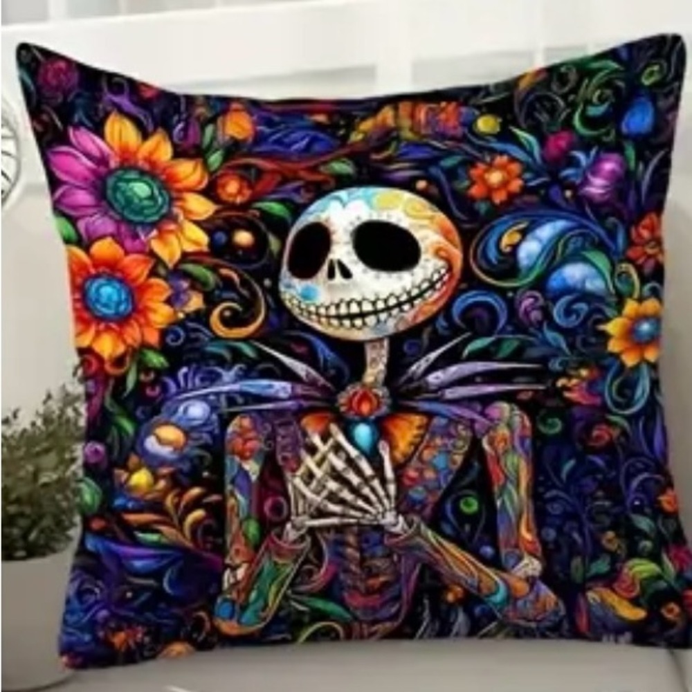 Colorful‎ Halloween Themed Throw Pillow Covers your choice $10 each
